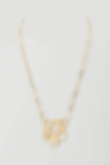 Gold Plated Long Necklace by Nepra By Neha Goel