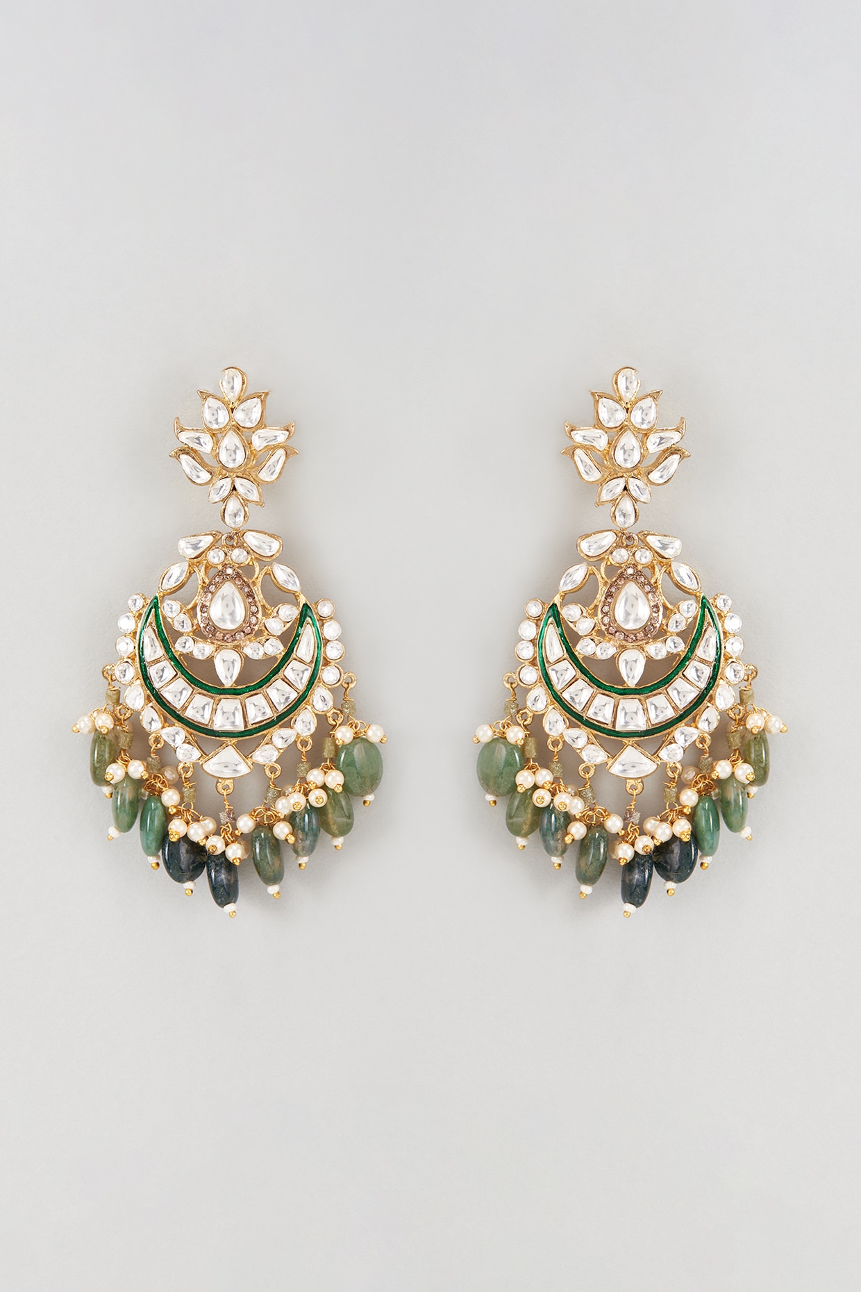 Kundan Earrings Tikka Set For Weddings Buy Online – Gehna Shop