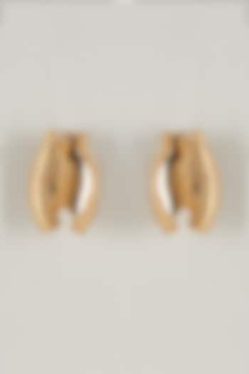 Gold Plated Stud Earrings by Nepra By Neha Goel