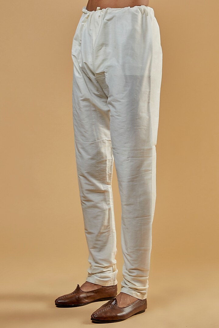 Grey Lucknowi Kurta Set by Nero by Shaifali & Satya at Pernia's Pop Up Shop