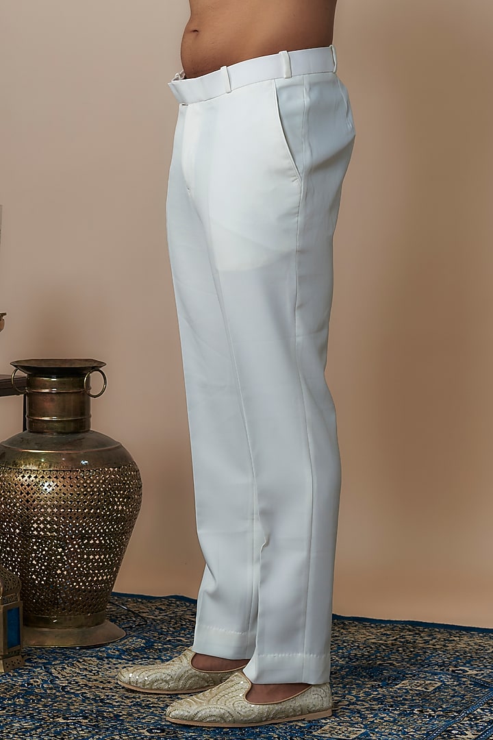 Ivory Lucknowi Wedding Indowestern Set by Nero by Shaifali & Satya at Pernia's Pop Up Shop