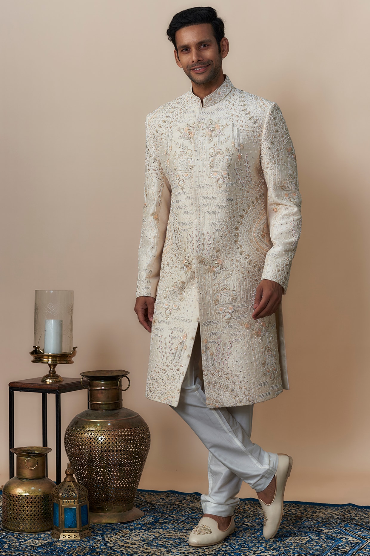 Dulhe ki dress sherwani best sale