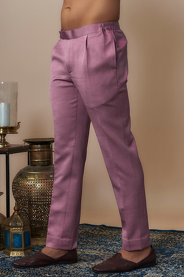 Pink Lucknowi Wedding Indowestern Set by Nero by Shaifali & Satya at Pernia's Pop Up Shop
