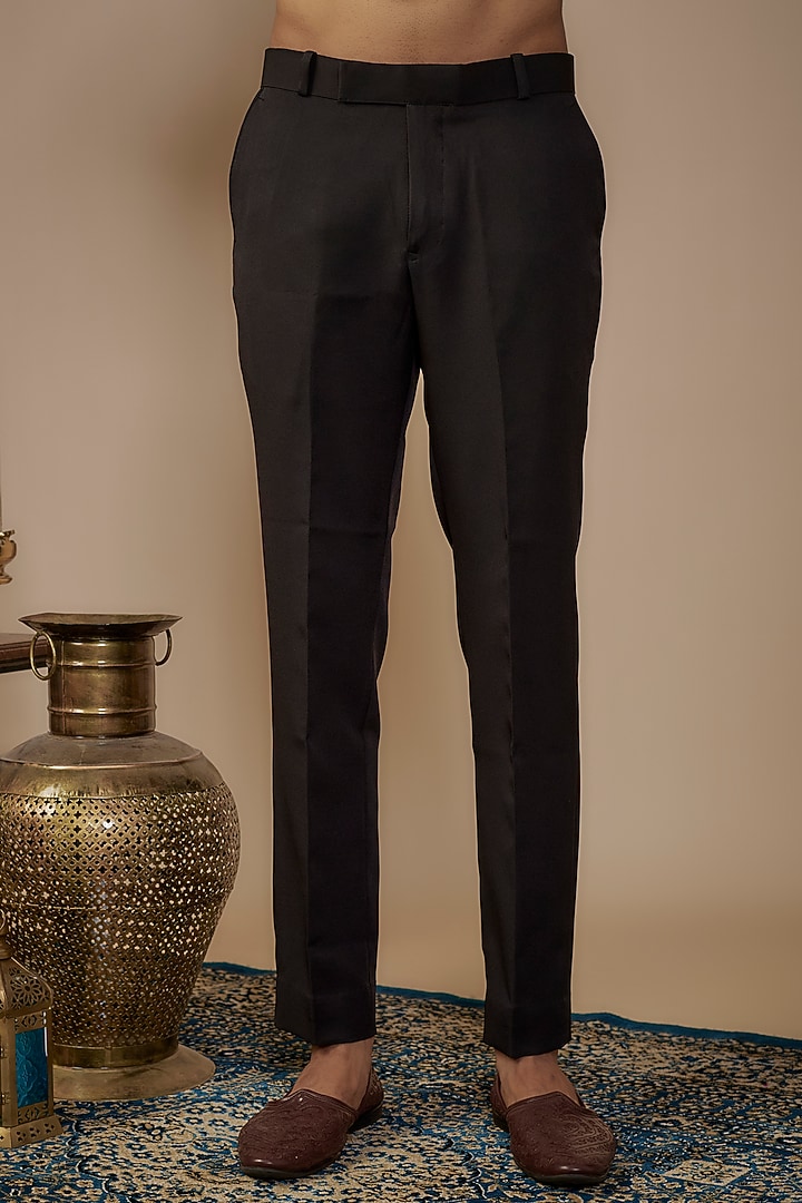 Green Suiting Hand Work Bundi Jacket Set by Nero by Shaifali & Satya at Pernia's Pop Up Shop