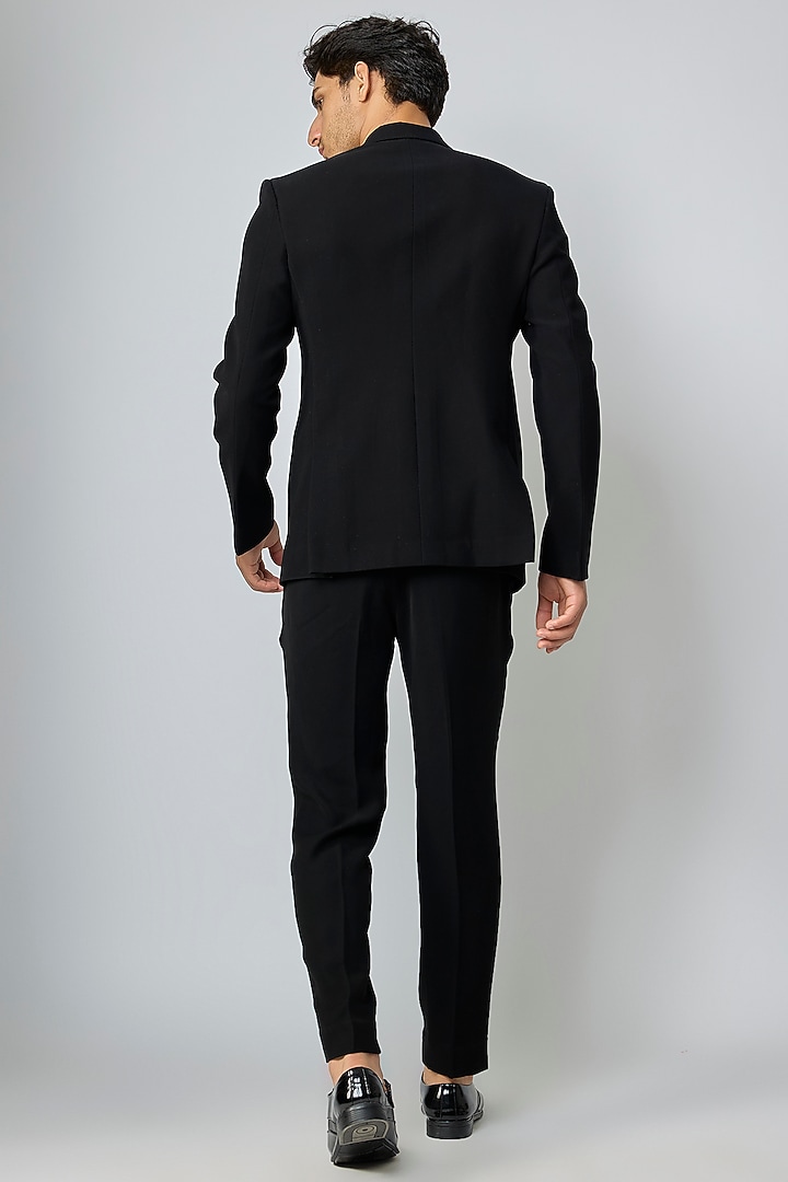 Black Boomario Jacket by Nero By Shaifali & Satya at Pernia's Pop Up Shop