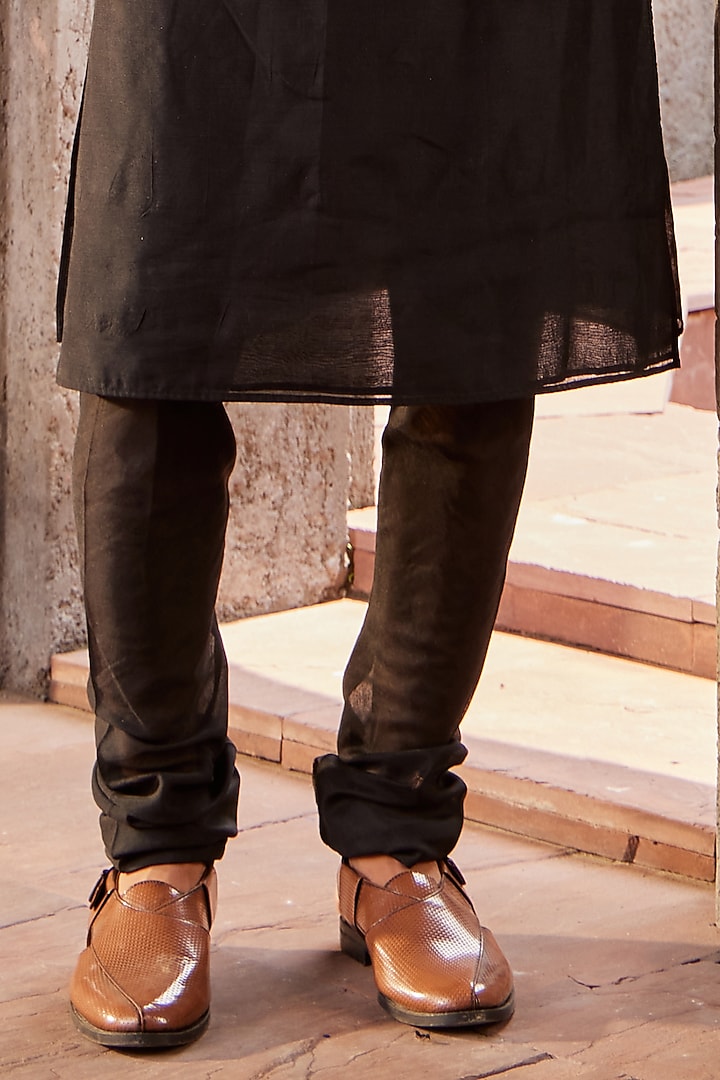 Multi-Colored Voile Printed Bundi Jacket Set by Nidhika Shekhar Men at Pernia's Pop Up Shop