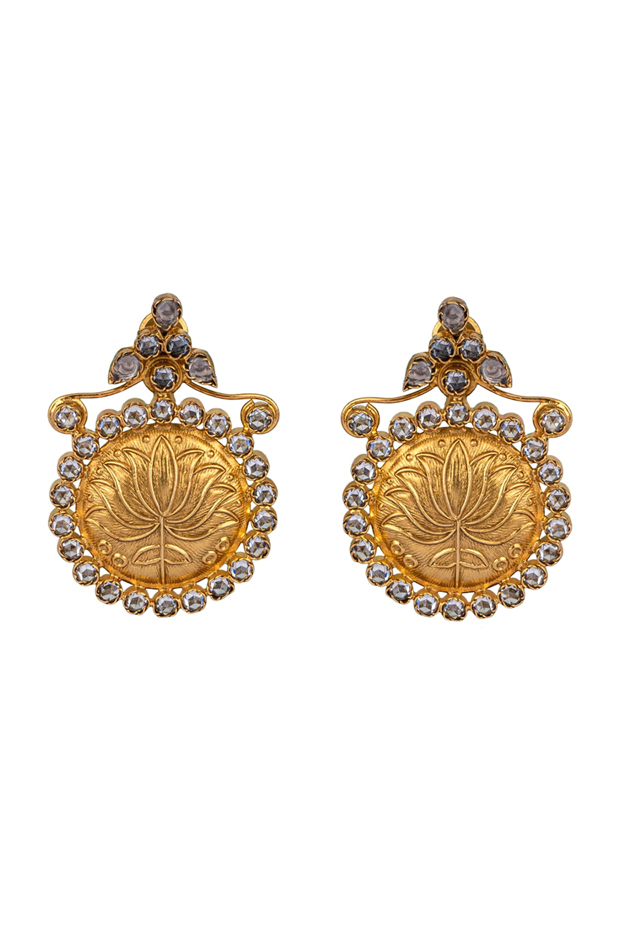 Temple Jewellery Earrings Gold - JD SOLITAIRE