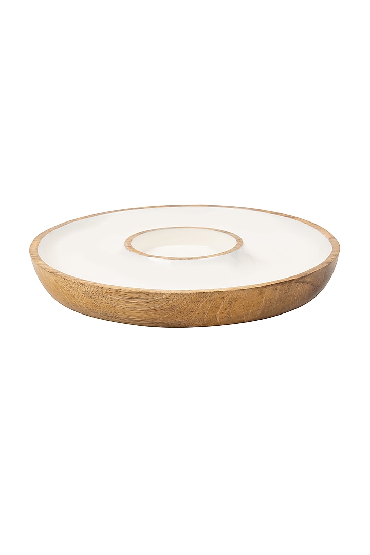 White Mango Wood Chip & Dip Platter by HOUSE OF NEEBA at Pernia's Pop Up Shop