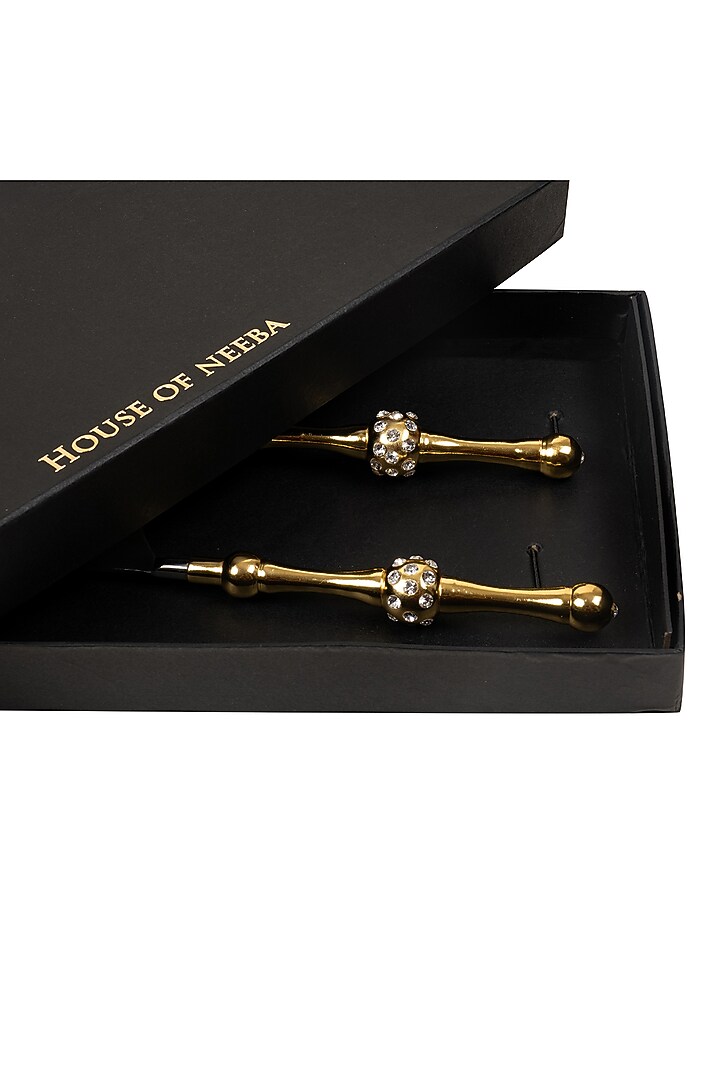Gold Silver Stainless Steel Handcrafted Cake Server & Knife Set by HOUSE OF NEEBA at Pernia's Pop Up Shop