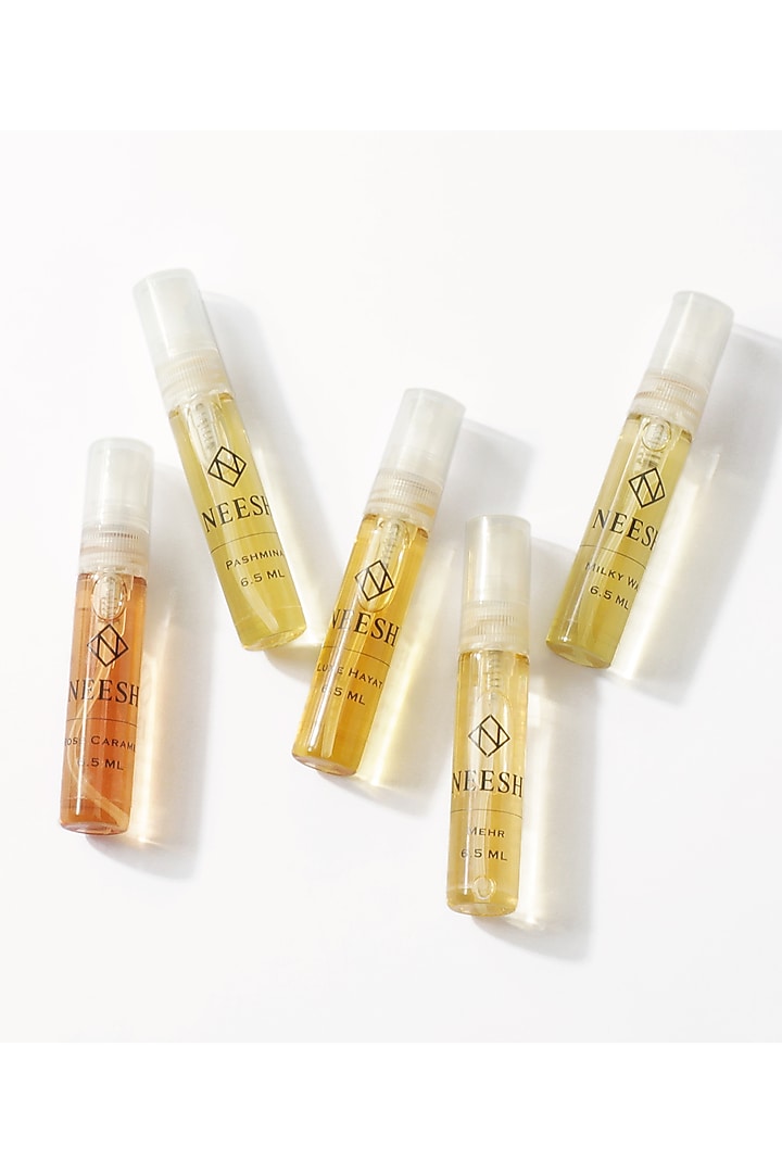 Pashmina & Luxe Hayat Fragrances (Set of 5) by Neesh Perfumes at Pernia's Pop Up Shop