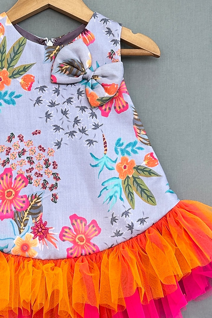 cotton net dresses 2 Piece
