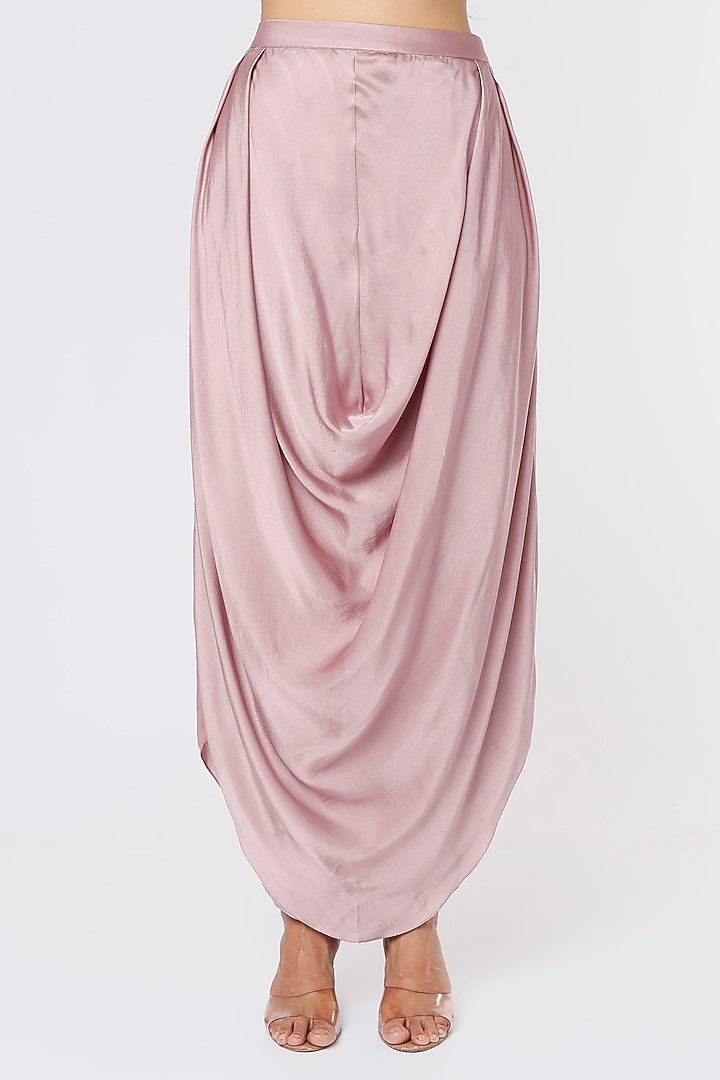 Mauve Embroidered Jacket Set by COUTURE BY NIHARIKA at Pernia's Pop Up Shop