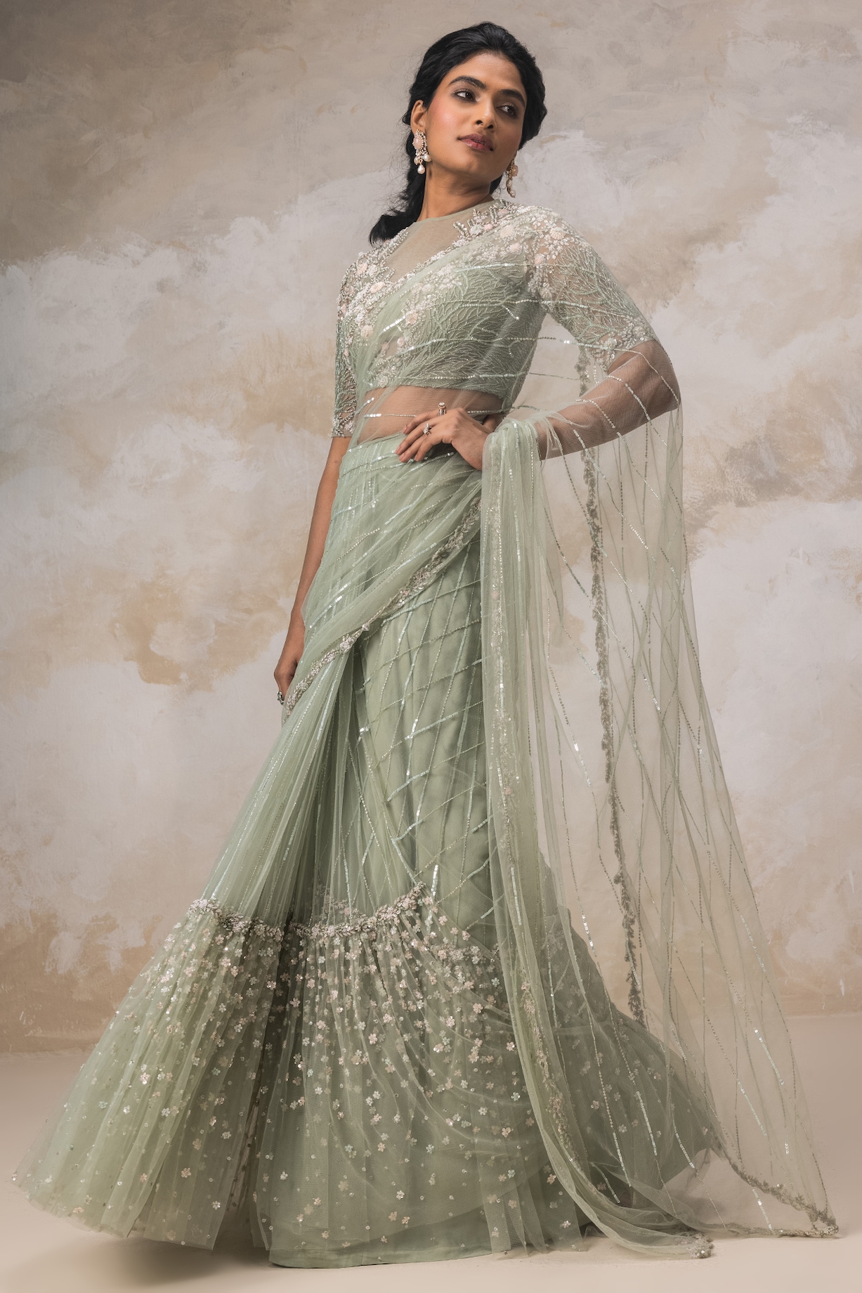 COUTURE BY NIHARIKA- Saree Set main image 1