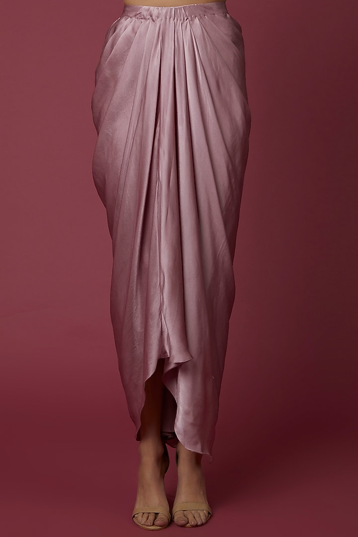 Blush Pink Net Motif Hand Embroidered Jacket Set by COUTURE BY NIHARIKA at Pernia's Pop Up Shop