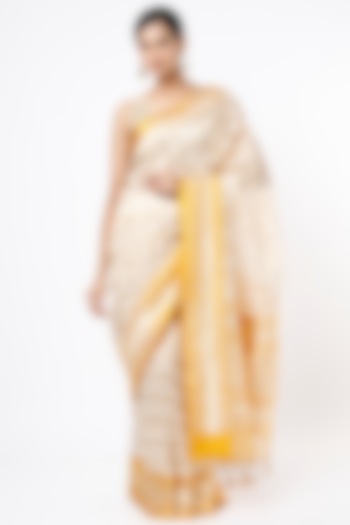 Golden Tissue Saree by NEITRI