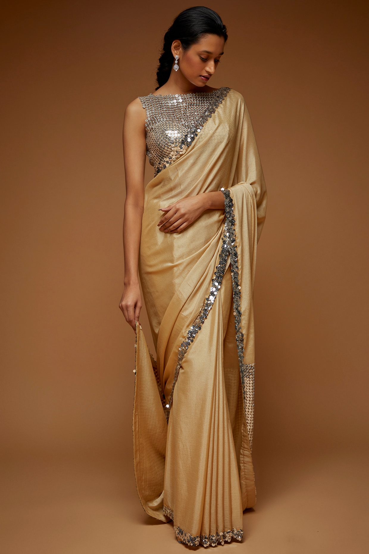 Shop Shimmer Saree for Women Online from India's Luxury Designers 2024