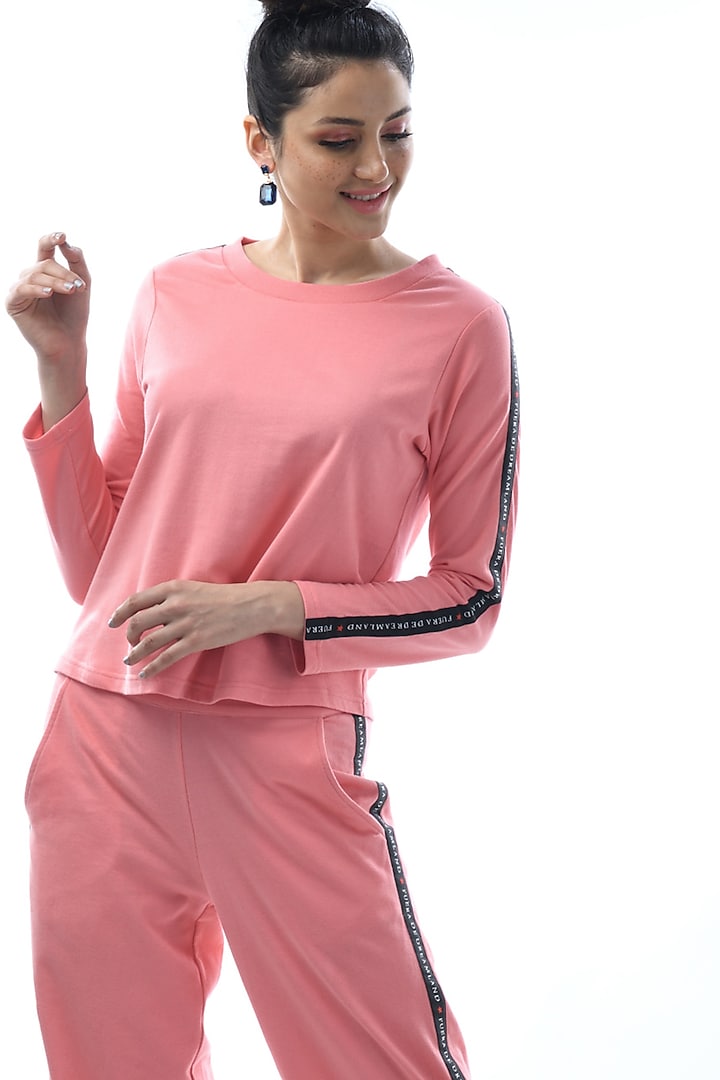 Old Rose Terry Track Suit by Nochee Vida at Pernia's Pop Up Shop
