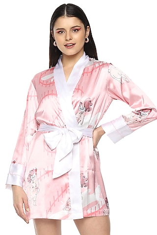 Bubblegum Digital Printed Robe by Nochee Vida