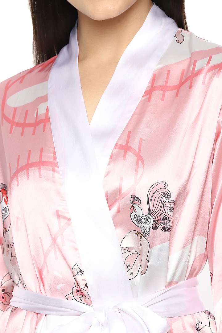 Bubblegum Digital Printed Robe by Nochee Vida at Pernia's Pop Up Shop