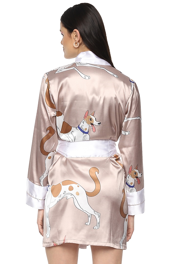 Copper Digital Printed Robe by Nochee Vida at Pernia's Pop Up Shop