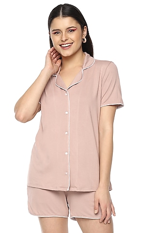 Nude Colored Night Suit  by Nochee Vida