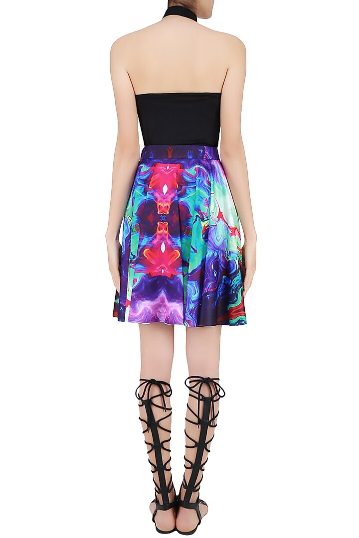 Sea green digital printed skater skirt available only at Pernia's Pop Up Shop.