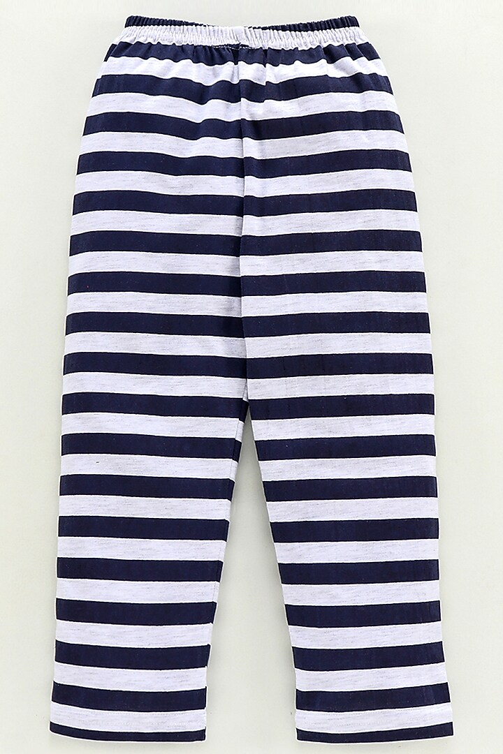 Navy Blue Cotton Printed Night Wear For Boys by Nite Flite at Pernia's Pop Up Shop