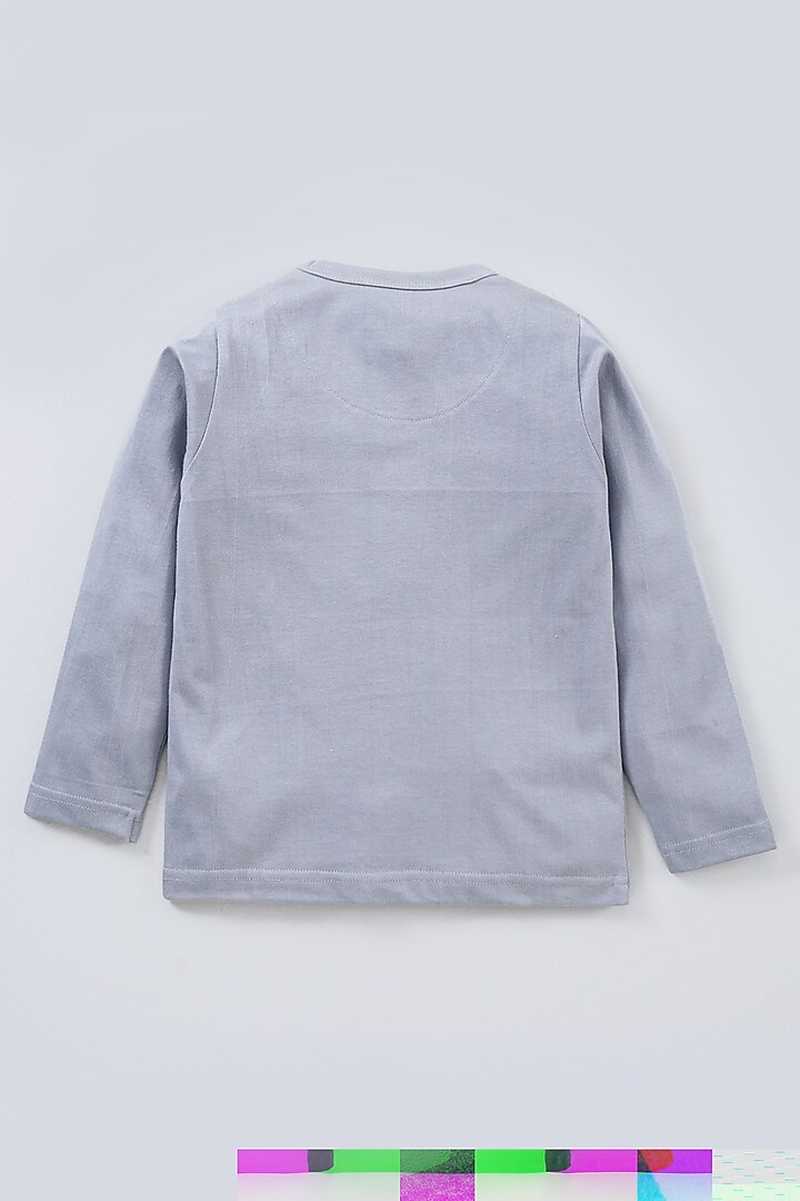 Grey Printed Night Wear by Nite Flite at Pernia's Pop Up Shop