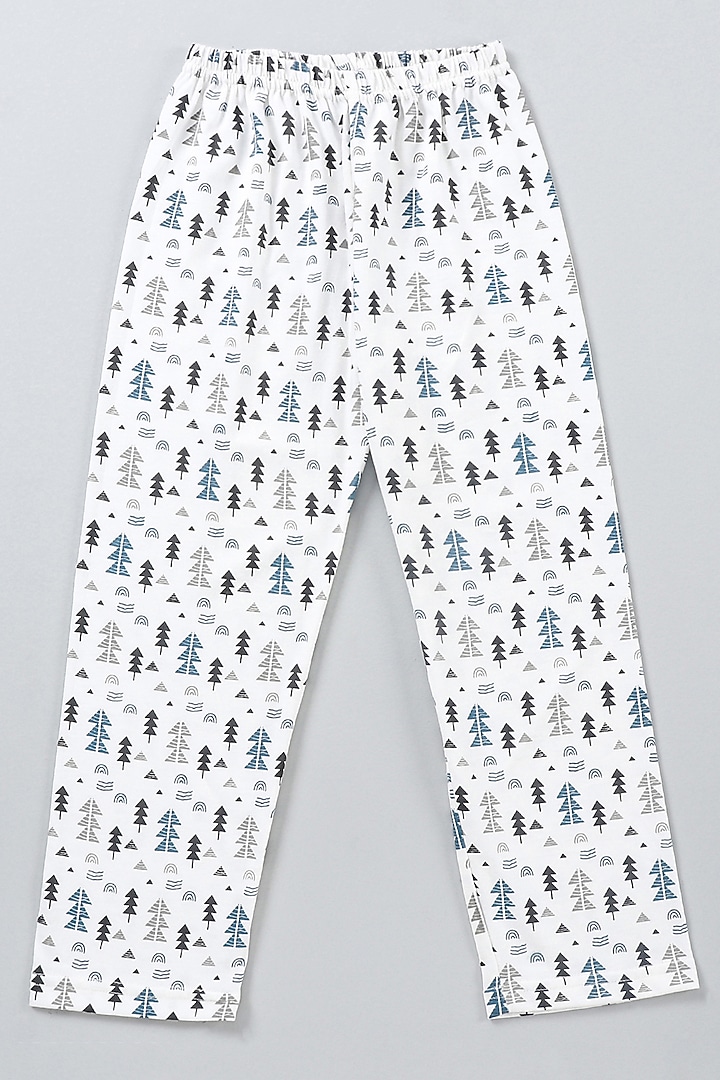 Grey Printed Night Wear by Nite Flite at Pernia's Pop Up Shop