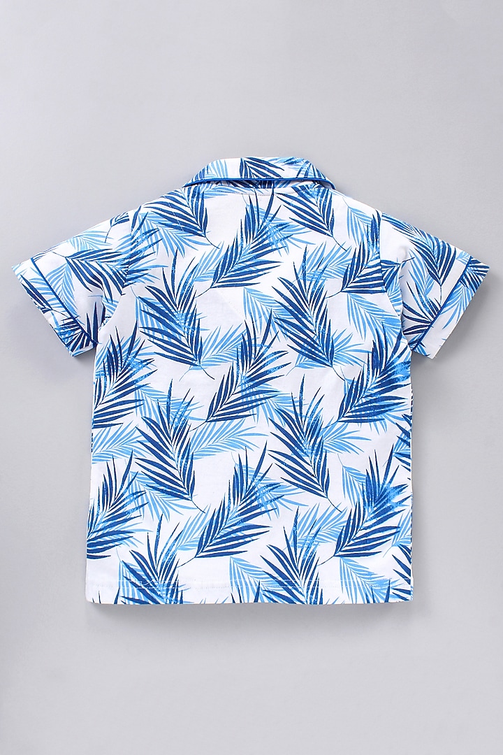 Blue Printed Night Wear by Nite Flite at Pernia's Pop Up Shop