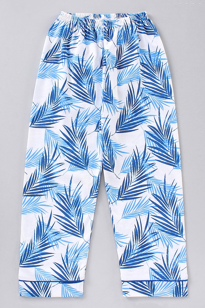 Blue Printed Night Wear by Nite Flite at Pernia's Pop Up Shop