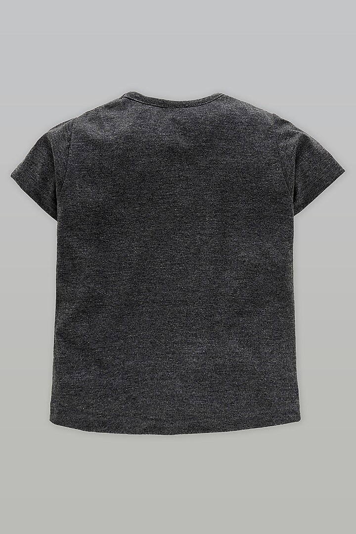 Black Cotton Printed Night Wear For Girls by Nite Flite at Pernia's Pop Up Shop