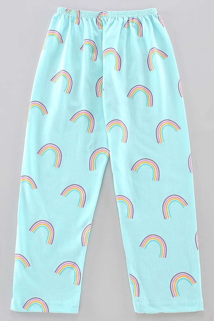 Grey Cotton Knit Printed Night Wear For Girls by Nite Flite at Pernia's Pop Up Shop