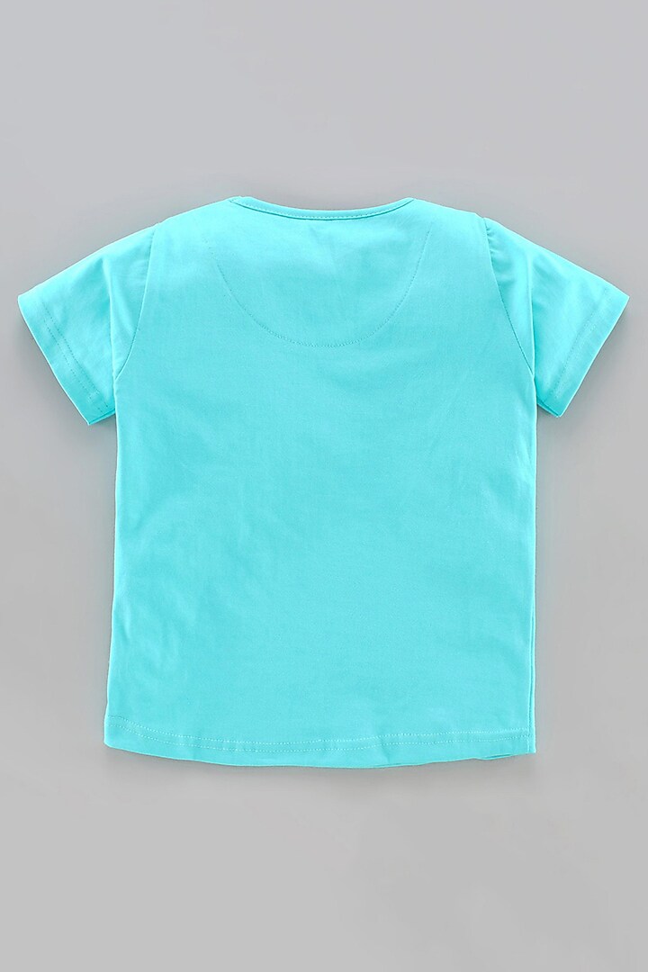 Pink Cotton Knit Printed Night Wear For Girls by Nite Flite at Pernia's Pop Up Shop