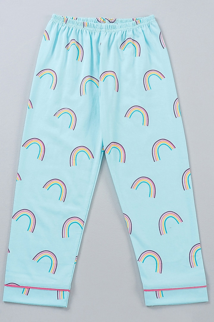 Mint Cotton Knit Printed Night Wear For Girls by Nite Flite at Pernia's Pop Up Shop