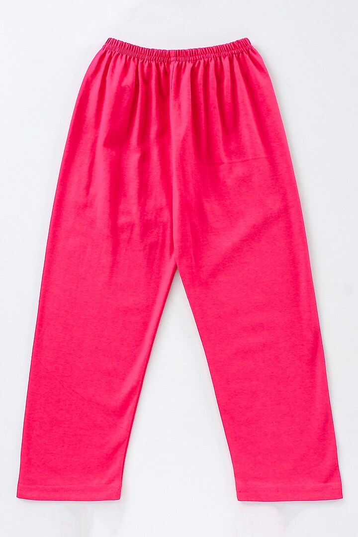 Pink Printed Night Wear For Girls by Nite Flite at Pernia's Pop Up Shop