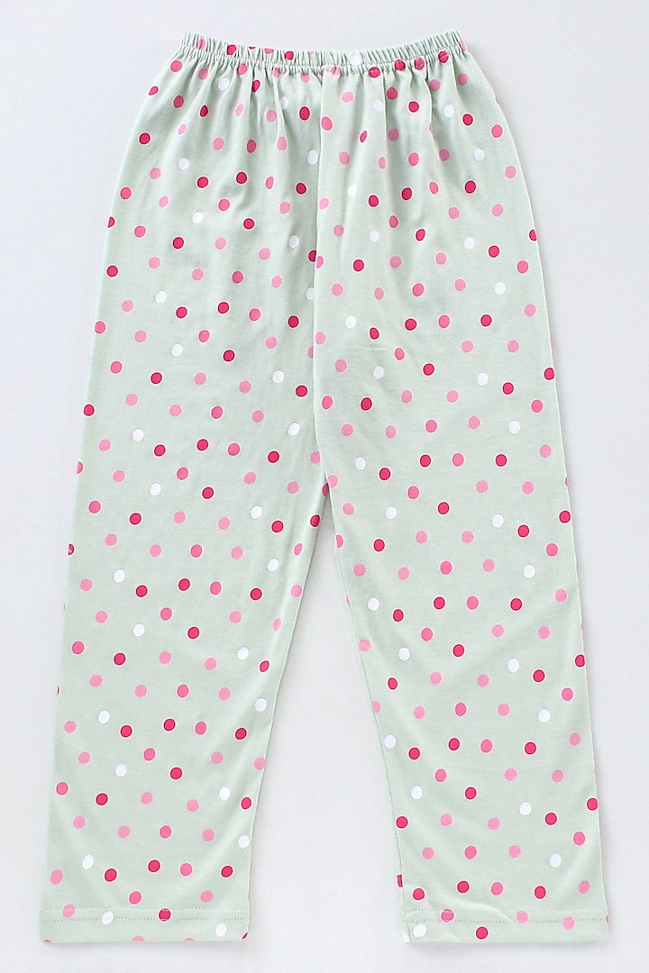 Pink Graphic Printed Night Wear For Girls by Nite Flite at Pernia's Pop Up Shop