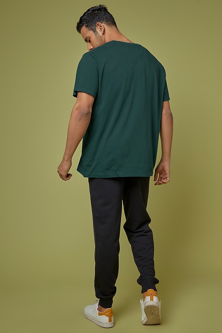 dark sea green shirt