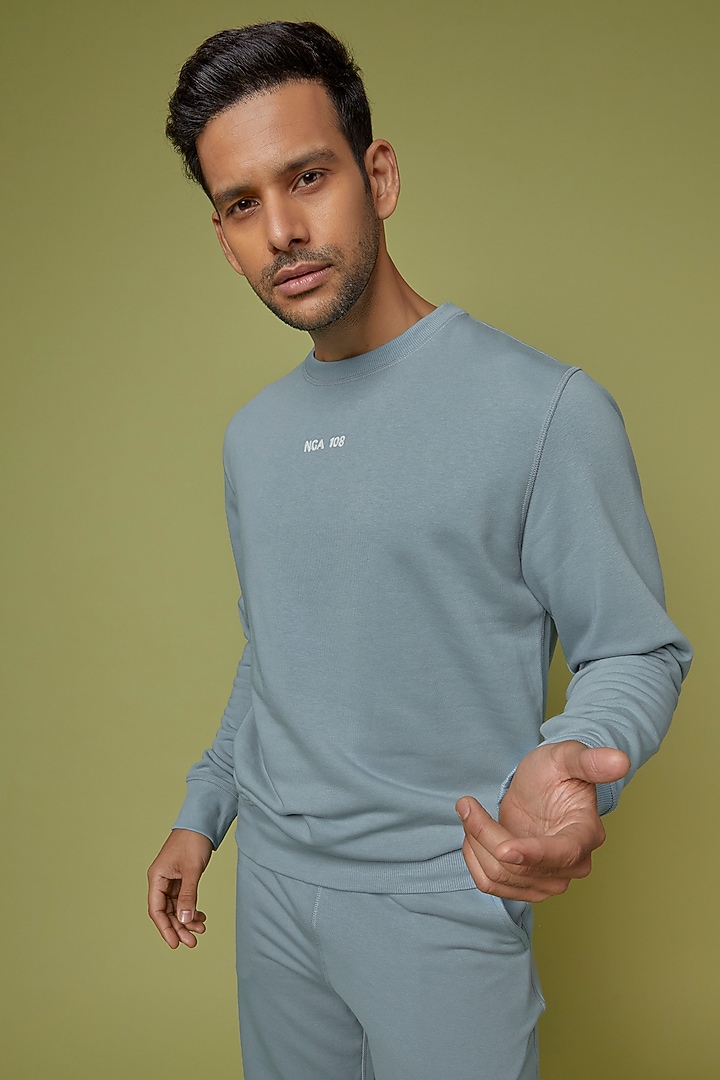 Cloud French Terry Sweatshirt by No Grey Area at Pernia's Pop Up Shop