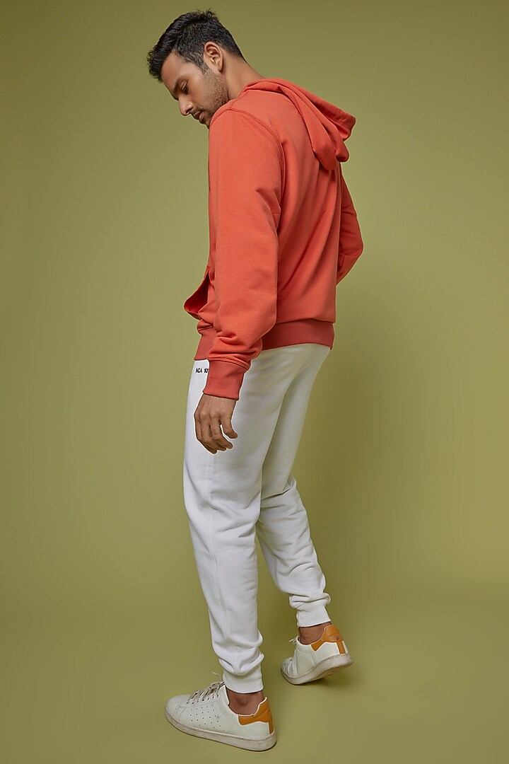 Terracotta French Terry Hoodie by No Grey Area at Pernia's Pop Up Shop