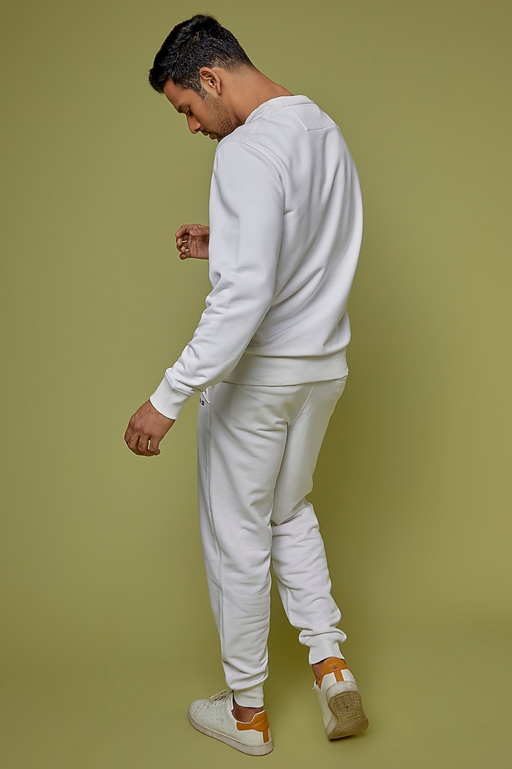 White French Terry Sweatshirt by No Grey Area at Pernia's Pop Up Shop