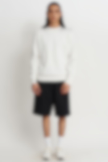 White French Terry Sweatshirt by No Grey Area