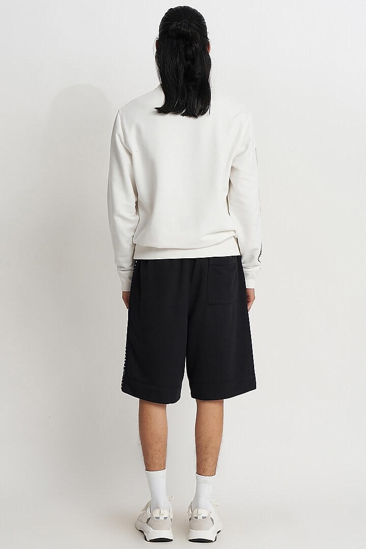 White French Terry Sweatshirt by No Grey Area at Pernia's Pop Up Shop