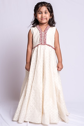 Buy White Maxi Dress for 11-12 Year Girls Online from Indian Luxury  Designers 2026