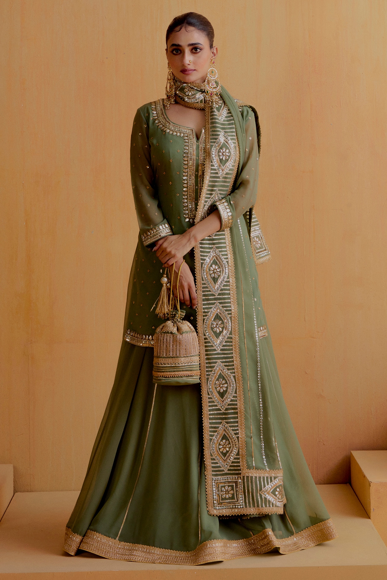 Shop Pakistani Lehenga With Long Kurti for Women Online from India s Luxury Designers 2024