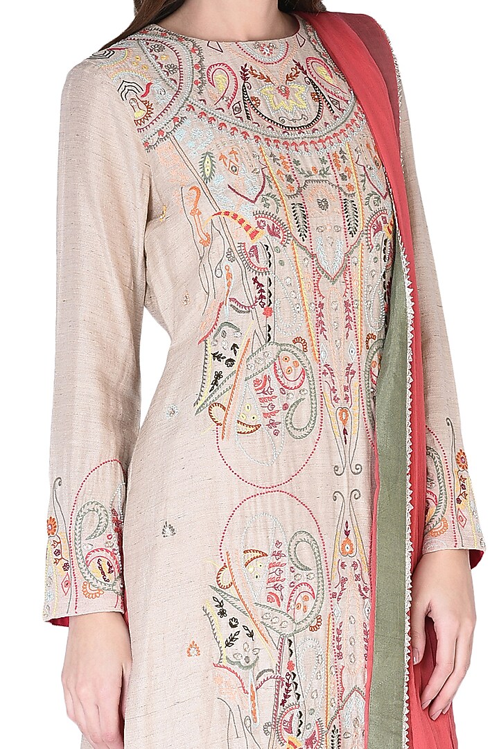 Pink Chiffon Wedding Sharara Set by Neha & Tarun at Pernia's Pop Up Shop