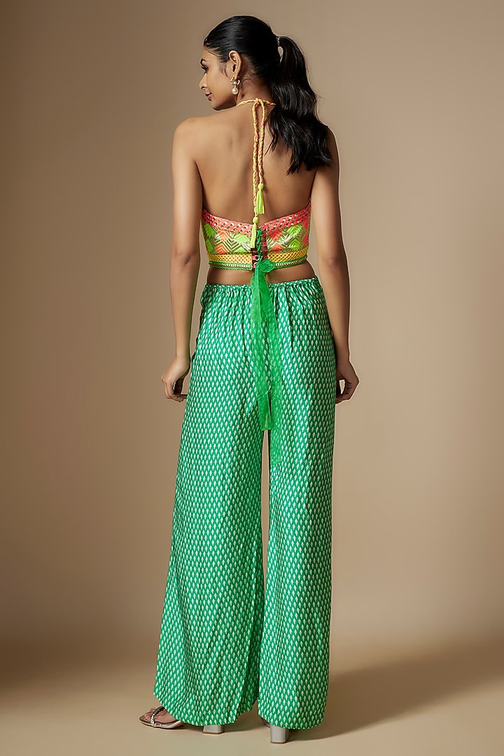 Multi-Colored Modal Satin Digital Printed Jumpsuit by Nipa Badiani at Pernia's Pop Up Shop