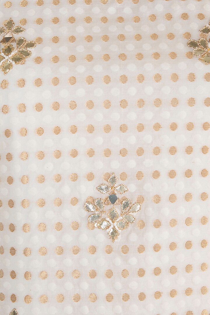 White Embroidered Party Wear Sharara Set by NE'CHI at Pernia's Pop Up Shop
