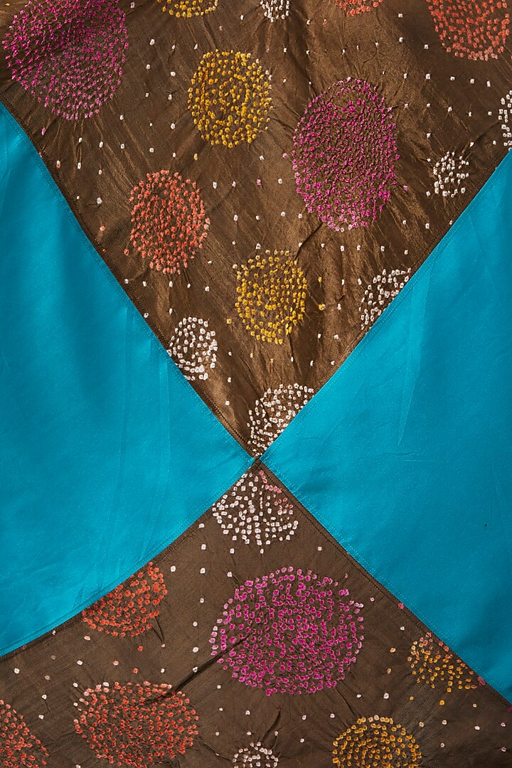 Multi-Colored Hand Block Printed Stole by Niiyaa at Pernia's Pop Up Shop