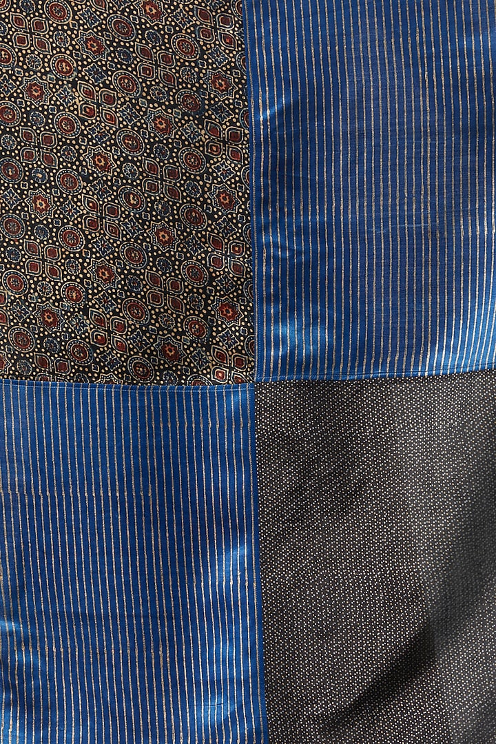Multi-Colored Hand Block Printed Stole by Niiyaa at Pernia's Pop Up Shop